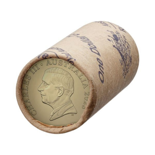 $1 King Charles III Non-Premium Rolled Coin