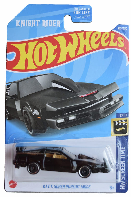 Hot Wheels K.I.T.T. Super Pursuit Mode 2022 G Case