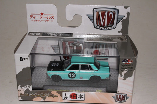 M2 MACHINES 1969 NISSAN BLUEBIRD 1600 SSS JPN01 AQUA