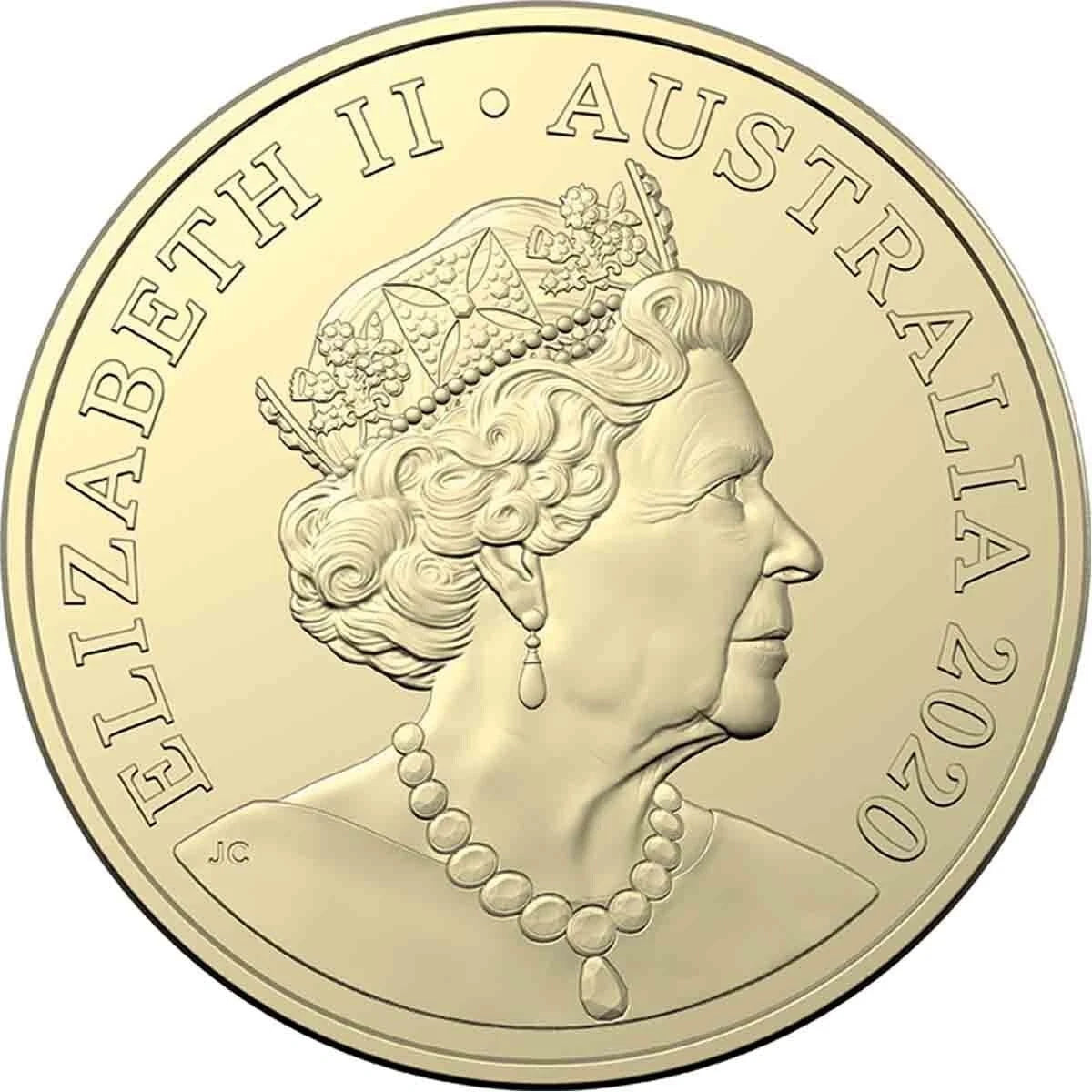 2020 AUSTRALIAN $2 UNC COIN 75 YEARS - END OF SECOND WORLD WAR