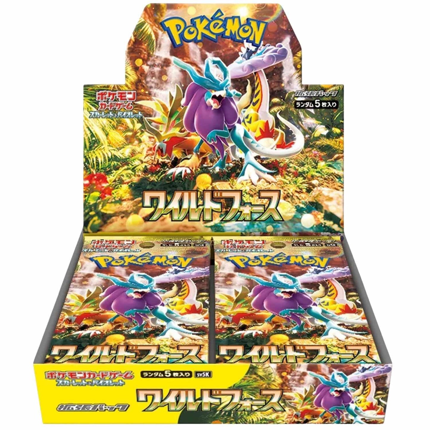 SEALED Pokemon Wild Force Japanese Booster Box