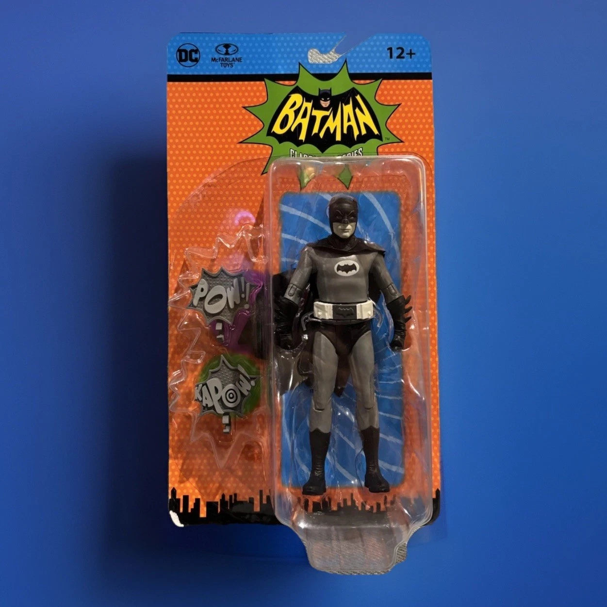 Batman 1966 Batman Black & White Variant DC Retro 6” Scale Action Figure