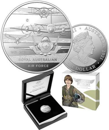 2021 $1 Silver Proof ‘C’ Mintmark Coin - Centenary of Royal Australian Air Force